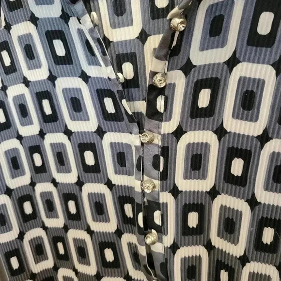 Violet  & Claire New York Rouched Stretchy Overblouse L - Picture 7 of 11